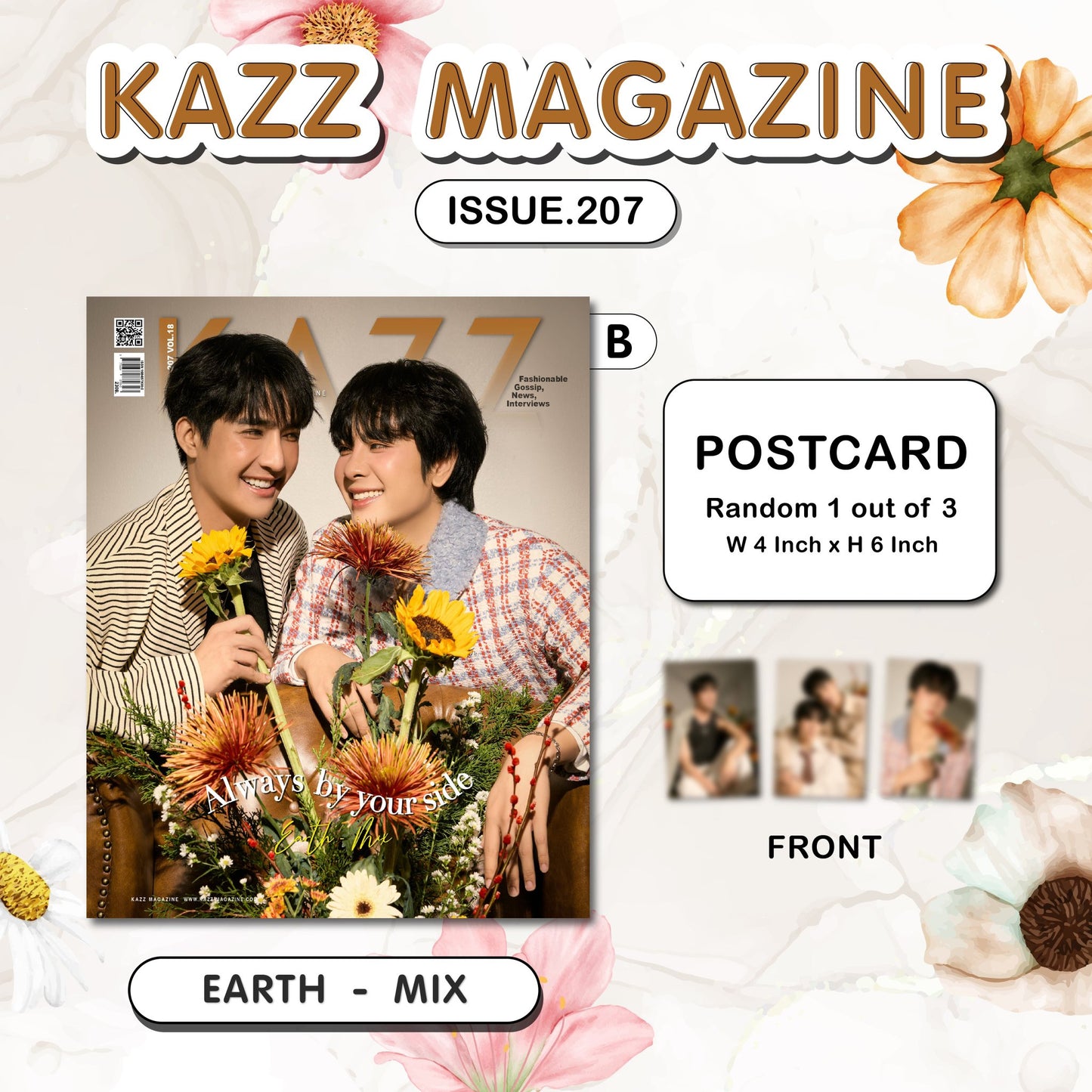 KAZZ MAGAZINE  ALWAYS BY YOUR SIDE - EARTHMIX