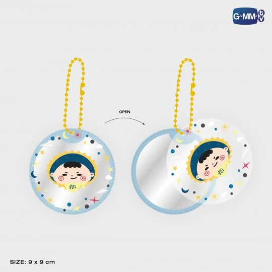 JUMMO POCKET MIRROR 2 LAYERS KEYCHAIN