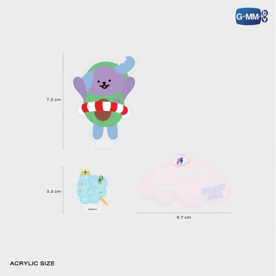 AVOCEAN ACRYLIC CLIP STAND WITH JIMMYSEA PHOTOCARD