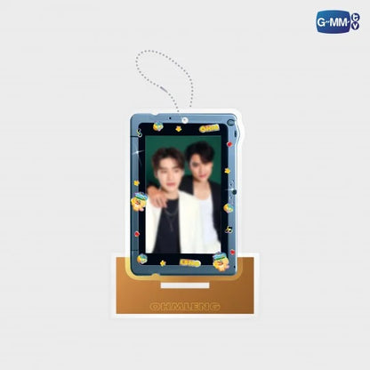 FRAME CARD ACRYLIC STAND AND KEYCHAIN WITH PHOTOCARD