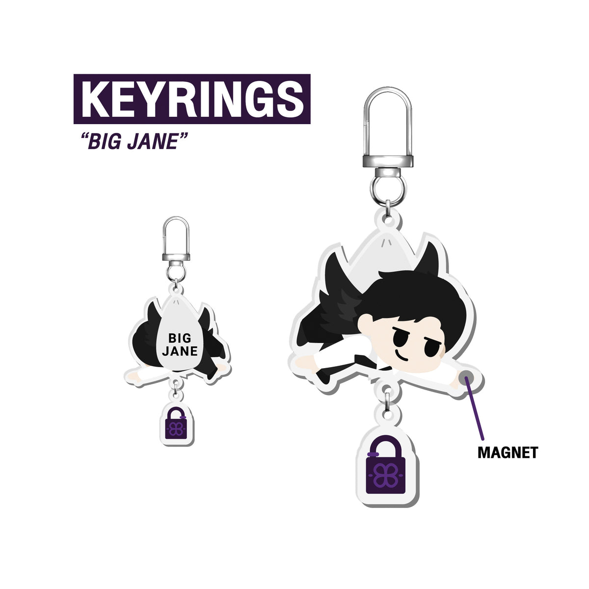 KEYRINGS BIG JANE + LITTLE JANE