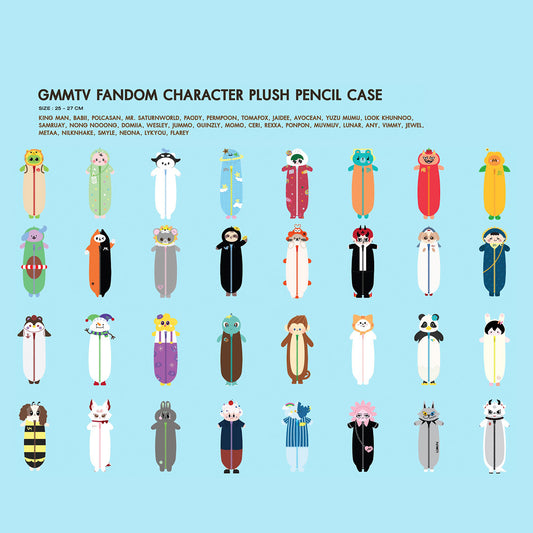 GMMTV FANDOM CHARACTER PLUSH PENCIL CASE