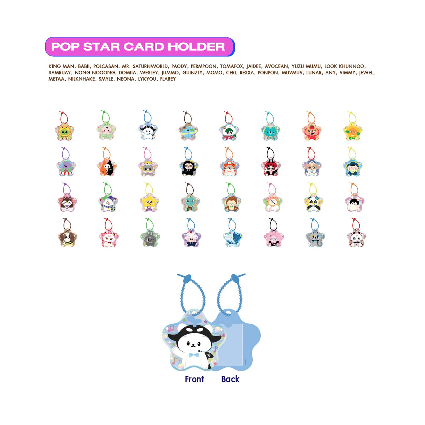 POP STAR CARD HOLDER