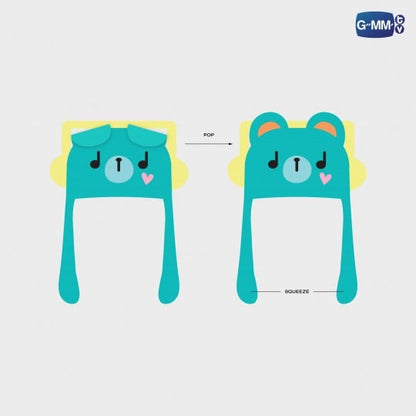 PERMPOON FLUFFY EAR POP HAT