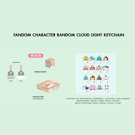 RANDOM CLOUD LIGHT KEYCHAIN B