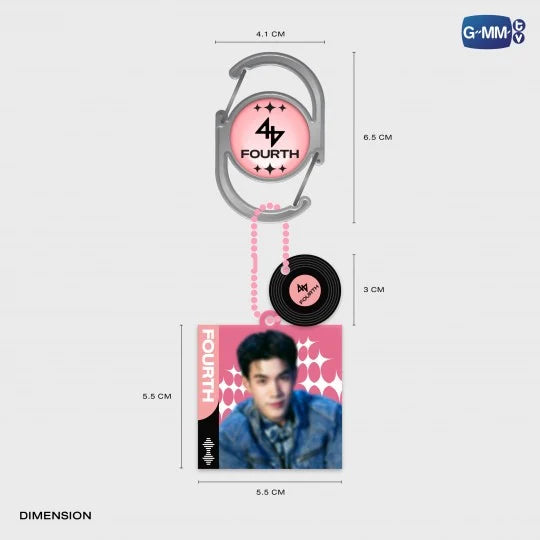 FOURTH NATTAWAT CARABINER KEYCHAIN | RISER CONCERT : THE FIRST RISE