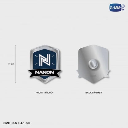 NANON KORAPAT METAL LOGO PIN