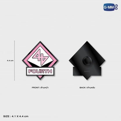 FOURTH NATTAWAT METAL LOGO PIN