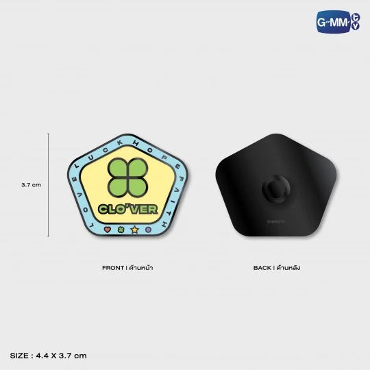 CLO’VER METAL LOGO PIN
