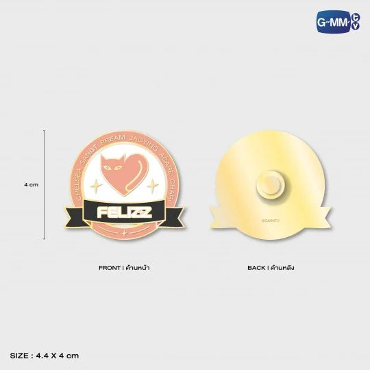 FELIZZ METAL LOGO PIN