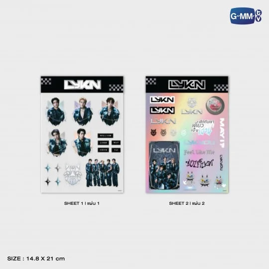 LYKN STICKER SET | RISER CONCERT : THE FIRST RISE