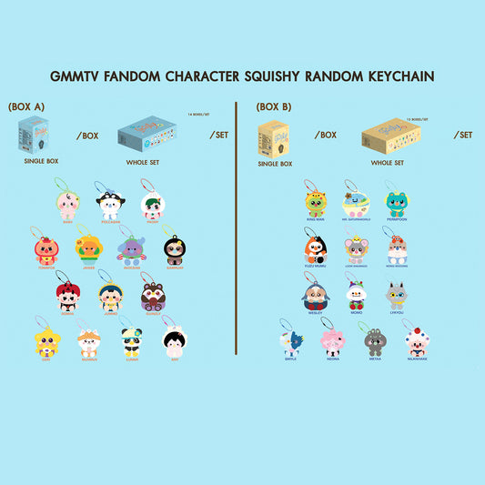 GMMTV FANDOM CHARACTER SQUISHY RANDOM KEYCHAIN
