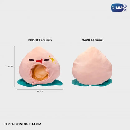 PEACH PLUSH HAT | ME AND THEE