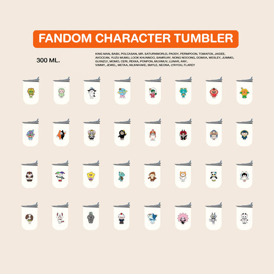 FANDOM CHARACTER TUMBLER