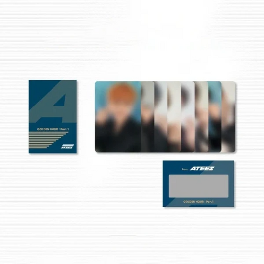 ATEEZ - Photo & Scratch Card A Set [GOLDEN HOUR : Part.1 Official MD]