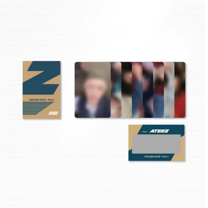 ATEEZ - Photo & Scratch Card Z Set [GOLDEN HOUR : Part.1 Official MD]