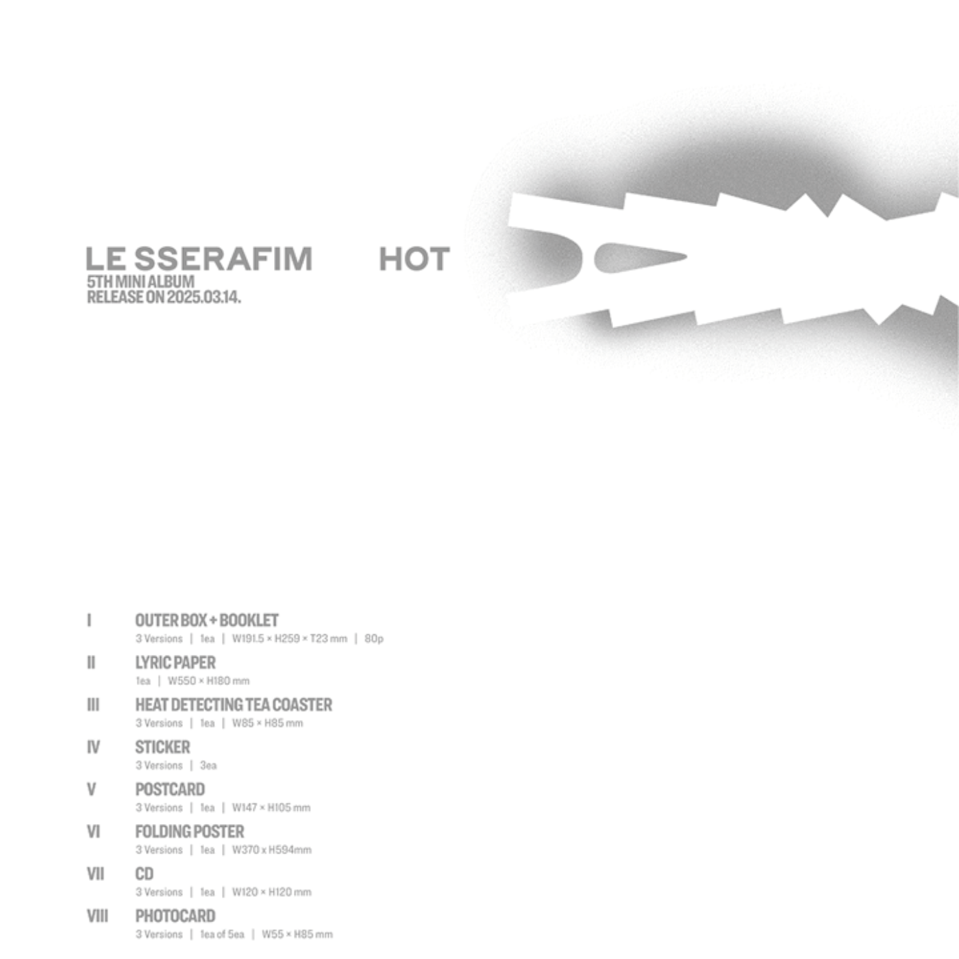 [STUDIO CHOOM GIFT] 5th Mini Album 'HOT'