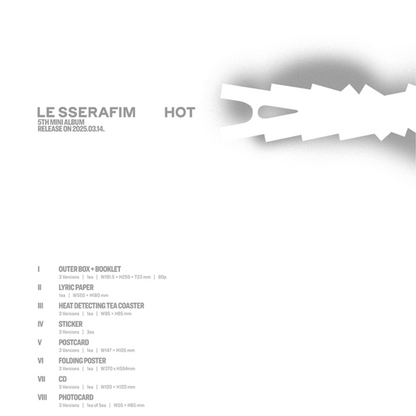 [STUDIO CHOOM GIFT] 5th Mini Album 'HOT'