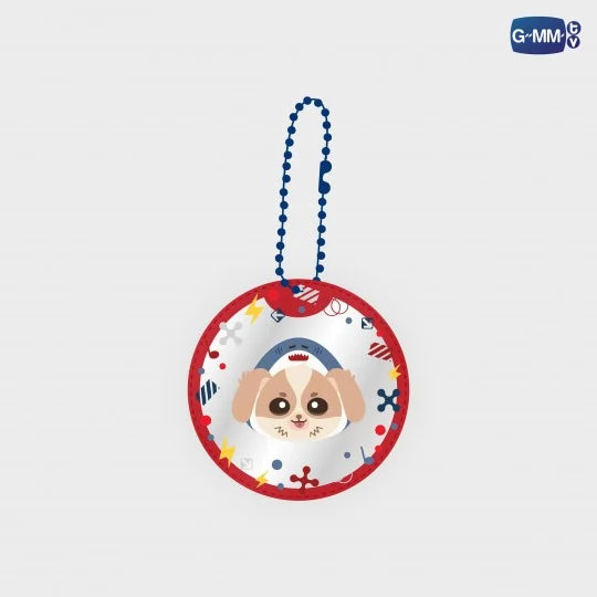 WESLEY POCKET MIRROR 2 LAYERS KEYCHAIN