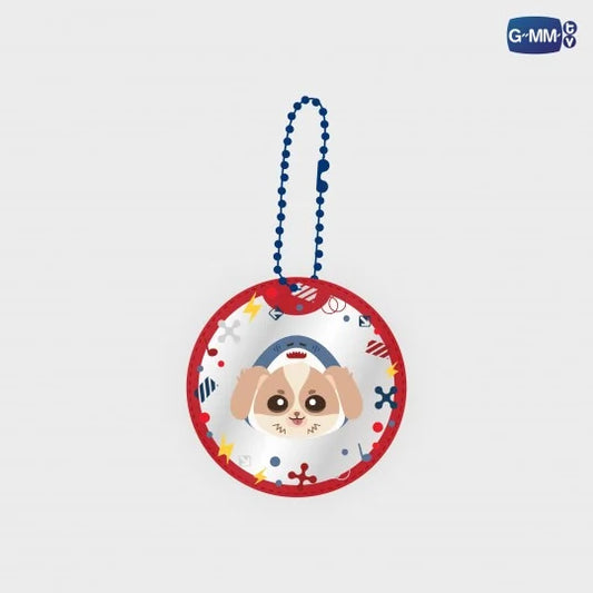 WESLEY POCKET MIRROR 2 LAYERS KEYCHAIN