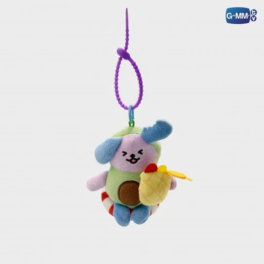 AVOCEAN ON THE WAVE DOLL KEYCHAIN