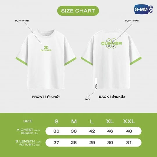 CLO’VER OFFICIAL T-SHIRT | RISER CONCERT : THE FIRST RISE