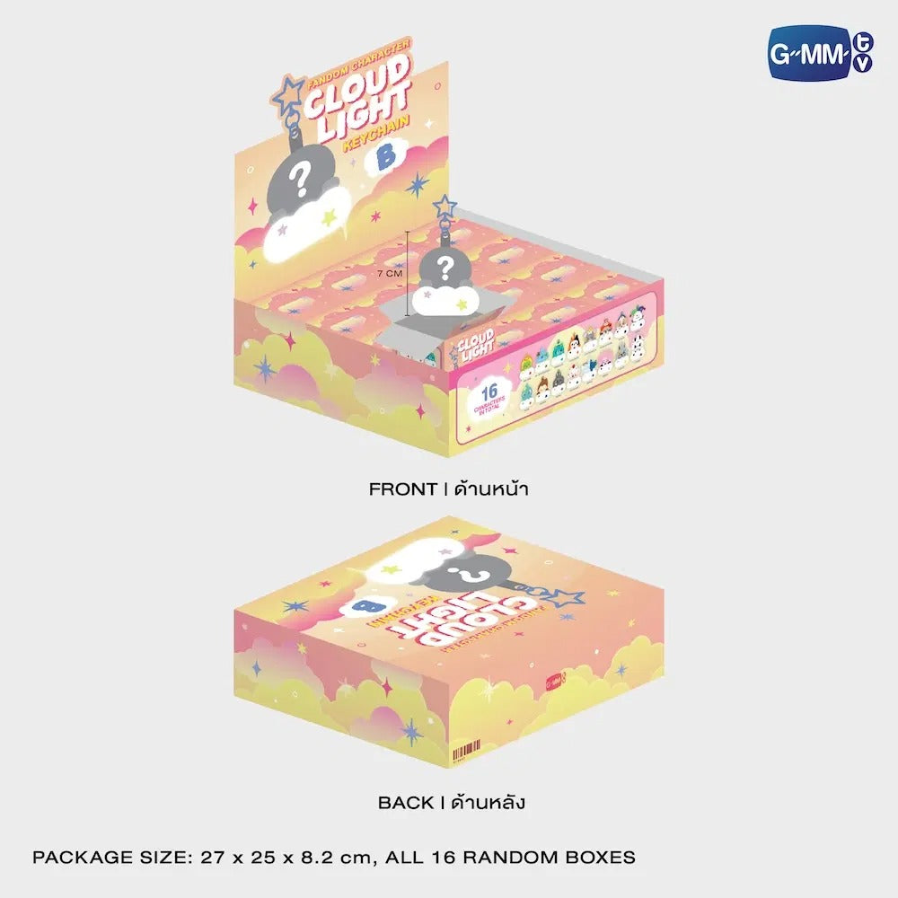 FANIVAL 2026 | FANDOM CHARACTER CLOUD LIGHT RANDOM KEYCHAIN (BOX B) | WHOLE SET