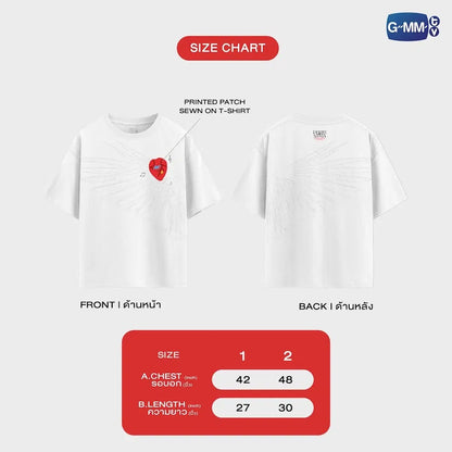 PERTH SANTA DEVIL'S KISS CONCERT OFFICIAL T-SHIRT | WHITE COLOR