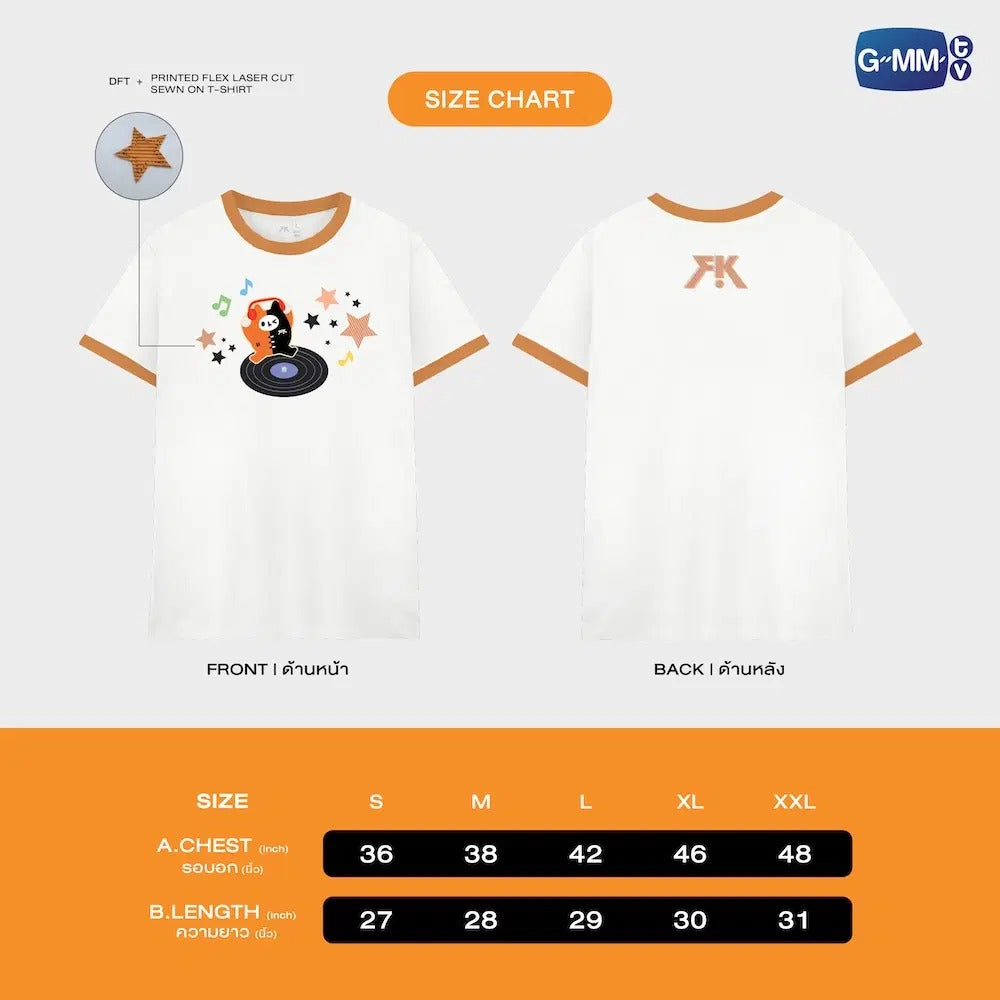 YUZU MUMU OFFICIAL T-SHIRT | FEEL FAN FUN PARTY CONCERT