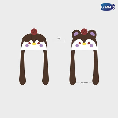 GUINZLY FLUFFY EAR POP HAT