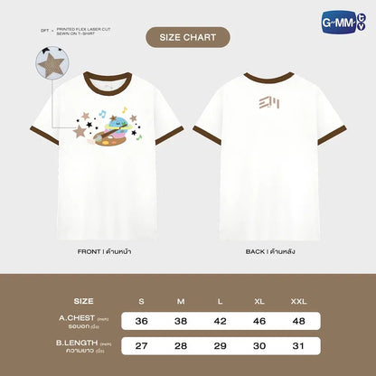 MR. SATURNWORLD OFFICIAL T-SHIRT | FEEL FAN FUN PARTY CONCERT