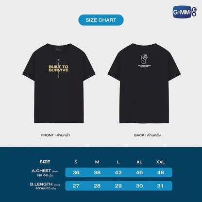 BUILT TO SURVIVE RESCUE TEAM OFFICIAL T-SHIRT | A DOG AND A PLANE