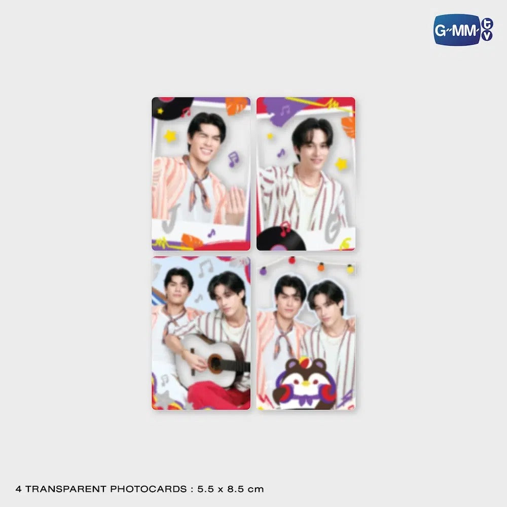 JOSS GAWIN HEAT & BEAT CONCERT TRANSPARENT PHOTO SET