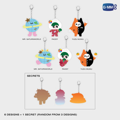 FEEL FAN FUN PARTY CONCERT RANDOM DOLL KEYCHAIN | WHOLE SET
