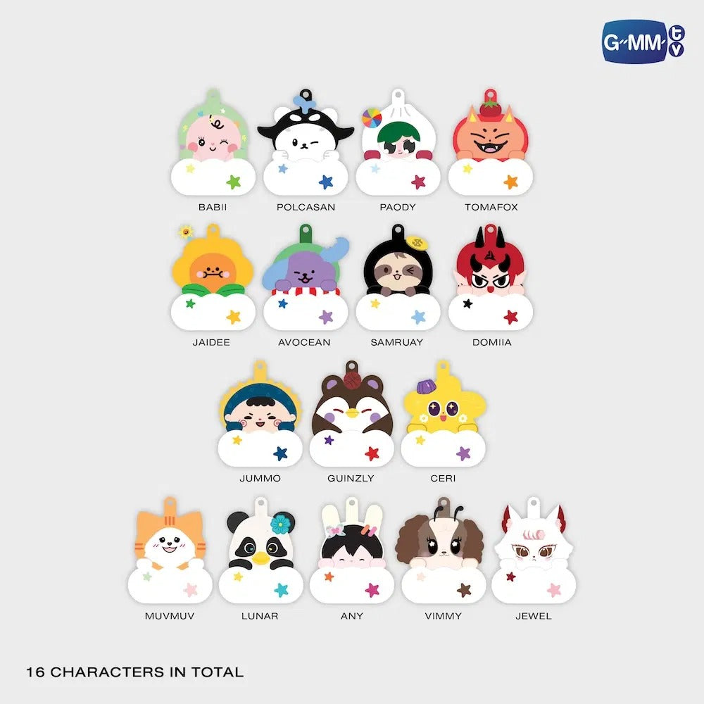 FANIVAL 2026 | FANDOM CHARACTER CLOUD LIGHT RANDOM KEYCHAIN (BOX A) | WHOLE SET