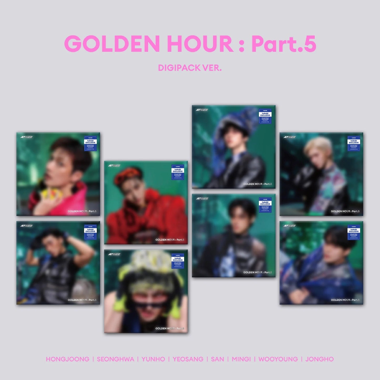 ATEEZ - GOLDEN HOUR : Part.5 (DIGIPACK VER.)