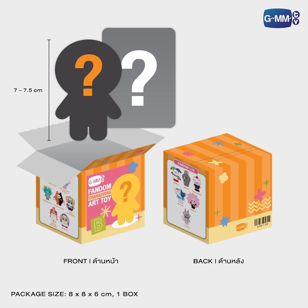 FANDOM CHARACTER RANDOM ART TOY (BOX B) | SINGLE BOX