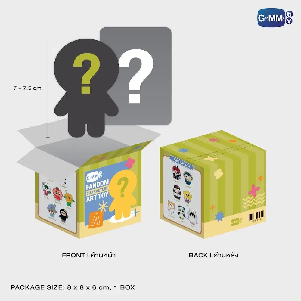 FANDOM CHARACTER RANDOM ART TOY (BOX A) | SINGLE BOX