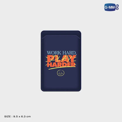 WORK HARD PLAY HARDER MAGNETIC WALLET | ENEMIES WITH BENEFITS