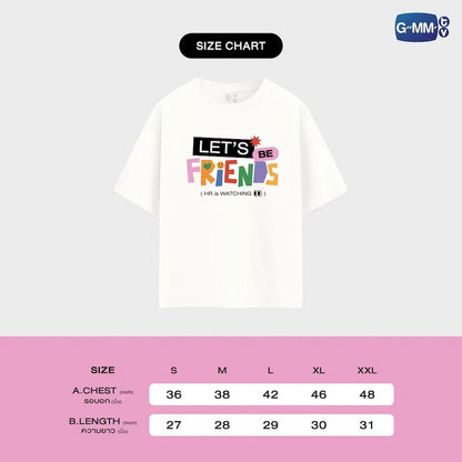 LET’S BE FRIENDS (HR is WATCHING) T-SHIRT | ENEMIES WITH BENEFITS