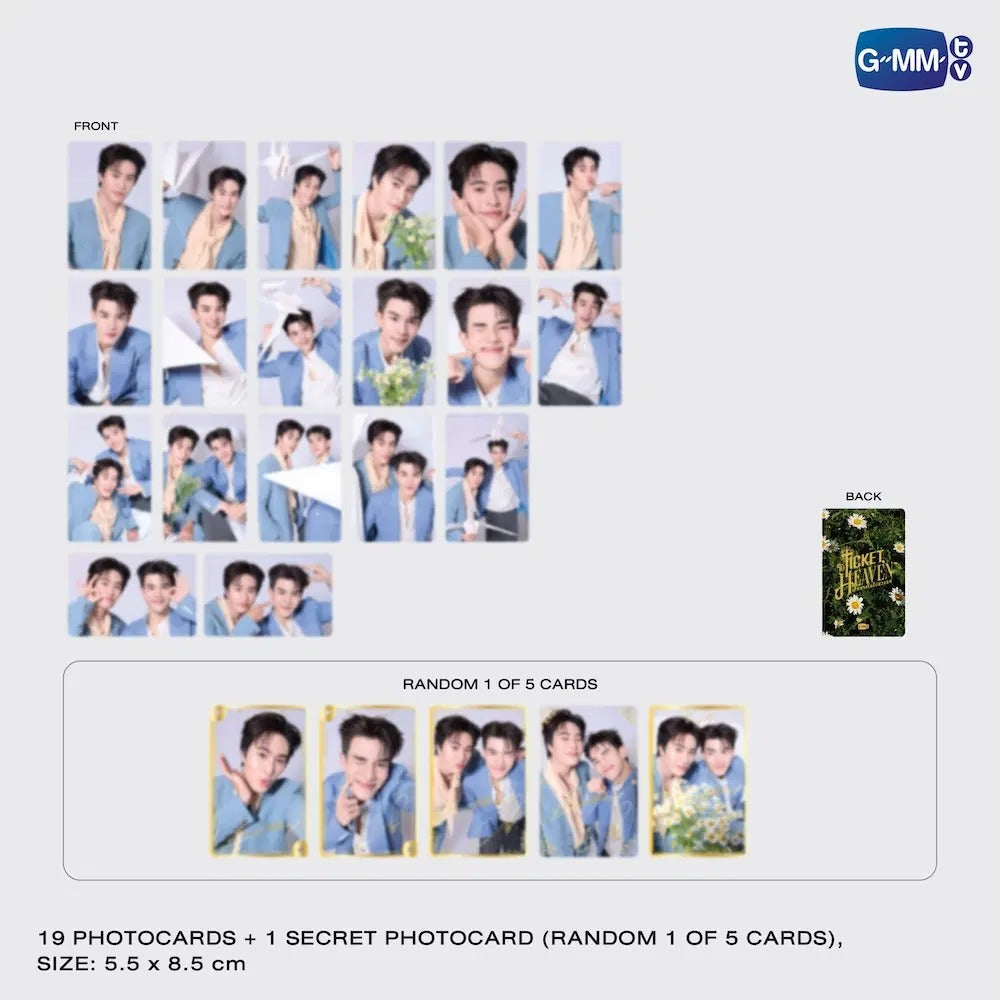 GEMINIFOURTH COLLECTIBLE CARD SET | TICKET TO HEAVEN FAN PARTY