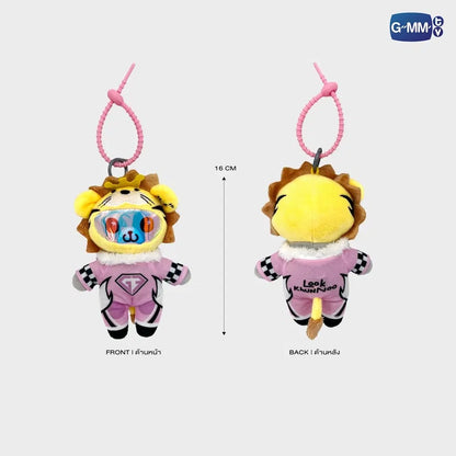 LOOK KHUNNOO RACER DOLL KEYCHAIN