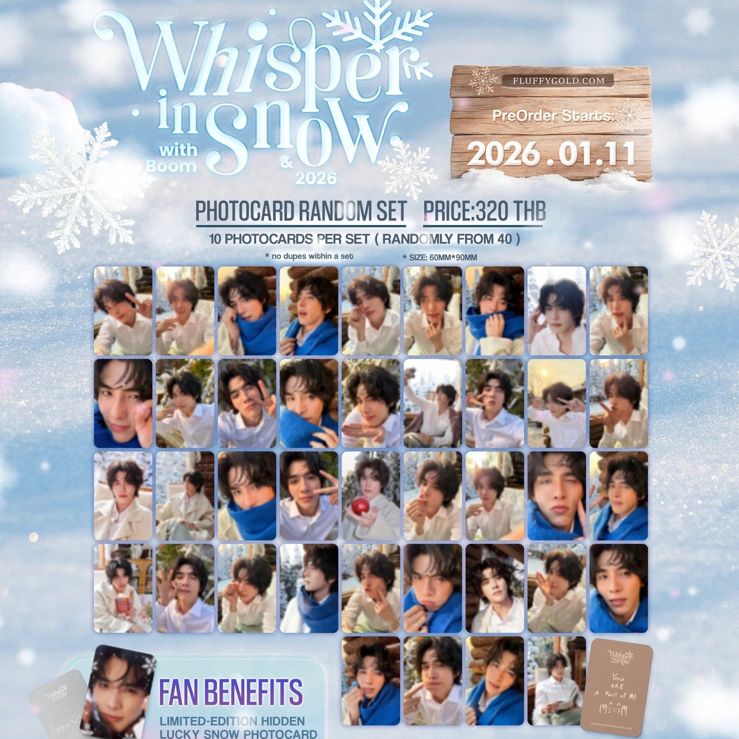 PHOTOCARD SET | WHISPER IN SNOW WHIT BOOM 2026