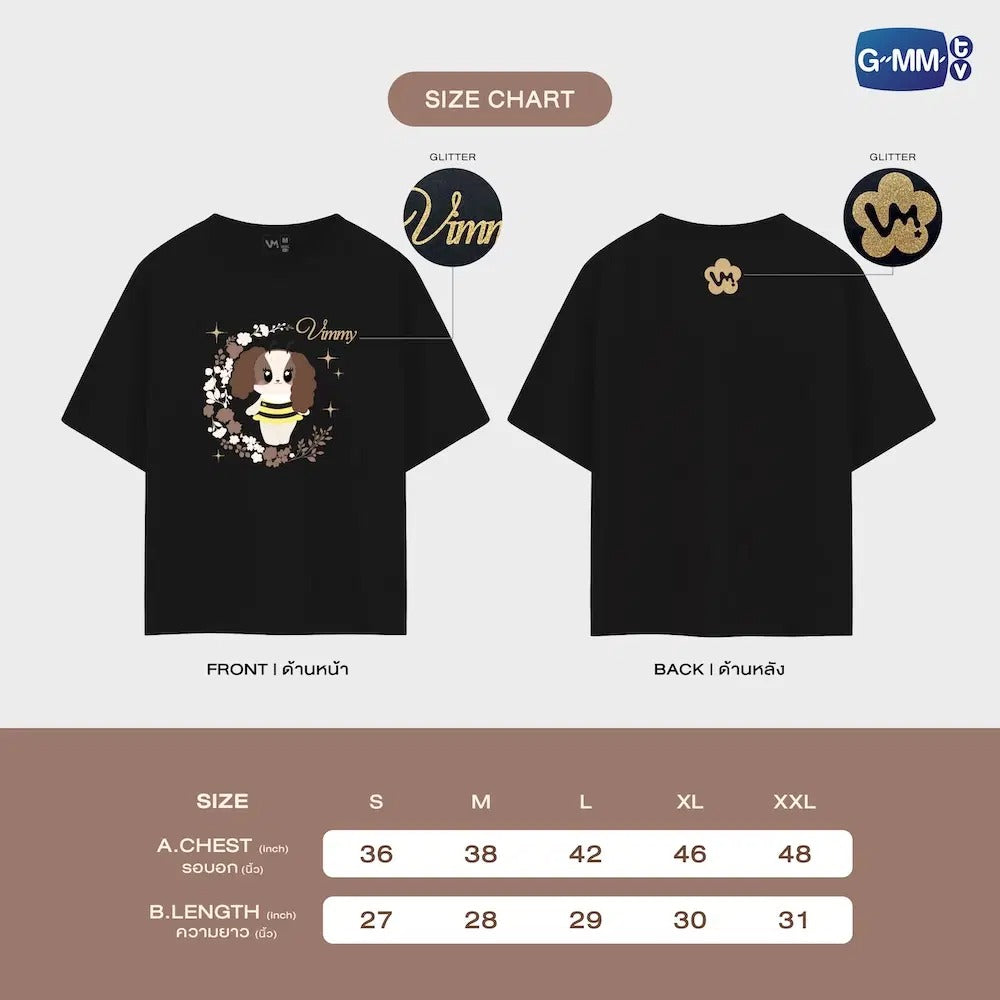 OFFICIAL T-SHIRT | BLUSH BLOSSOM FAN FEST 2026 : MIDNIGHT BLOOM
