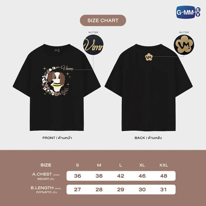 OFFICIAL T-SHIRT | BLUSH BLOSSOM FAN FEST 2026 : MIDNIGHT BLOOM