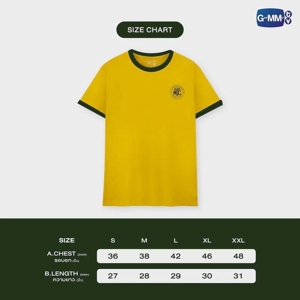 ST. MAGDALENE COLLEGE SPORT T-SHIRT (YELLOW) | TICKET TO HEAVEN