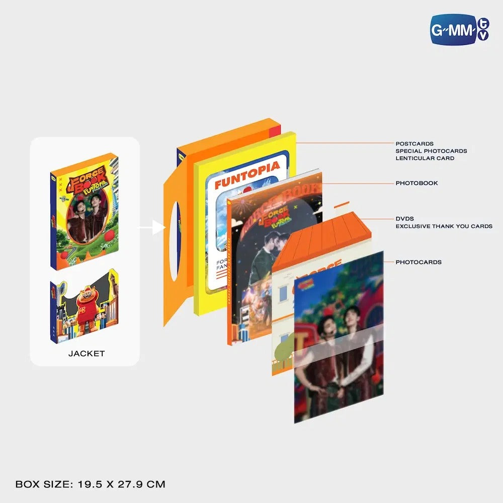 DVD BOXSET FORCE BOOK FUNTOPIA FANCON