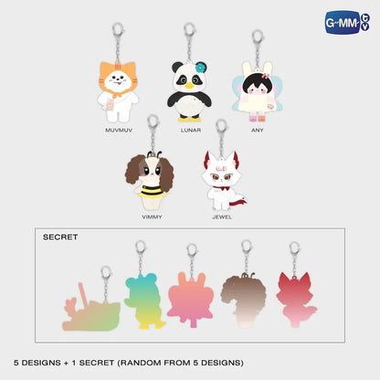 BLUSH BLOSSOM FAN FEST 2026 : MIDNIGHT BLOOM RANDOM DOLL KEYCHAIN | WHOLE SET
