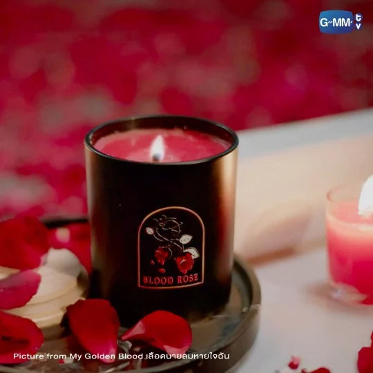 WHISPER OF ROSE SCENTED CANDLE  | MY GOLDEN BLOOD