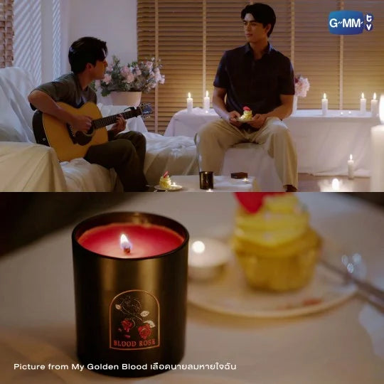 WHISPER OF ROSE SCENTED CANDLE  | MY GOLDEN BLOOD